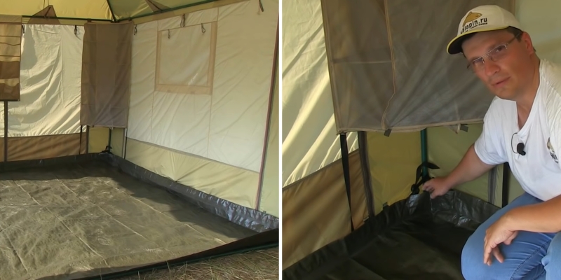 Как собрать шатёр для отдыха или кемпинга